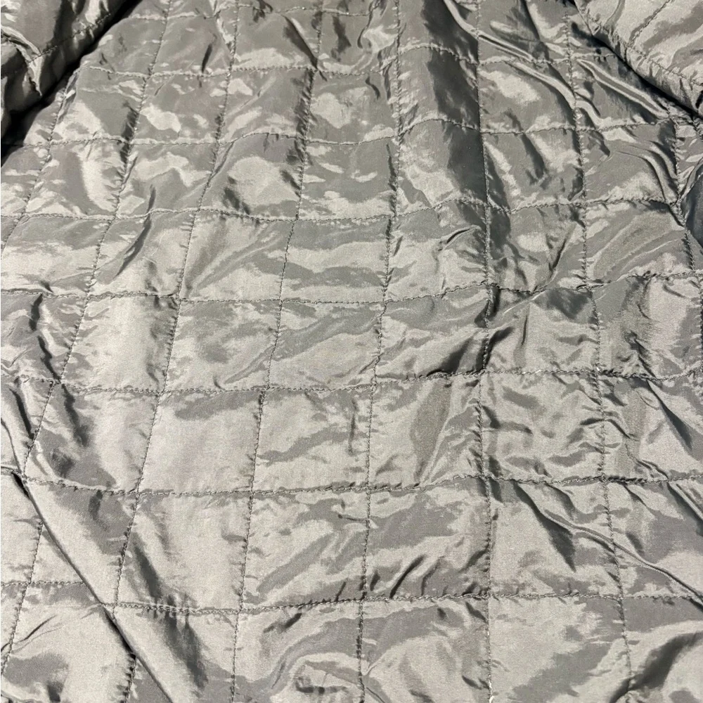 Vintage Woman’s Pendleton Red Plaid Quilted Fleece BlackCorduroy Snap Front Vest - Picture 10 of 11